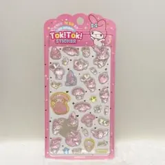 韓国★サンリオ ステッカー シール Tok!Tok! 3D マイメロ