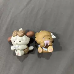 ガチャガチャ　mikko charactersもぐもぐパーティ　スフレ　ラテ