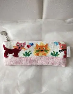 フェイラー FEILER ペンケース　ポーチ　キャット　筆入れ　チャーム