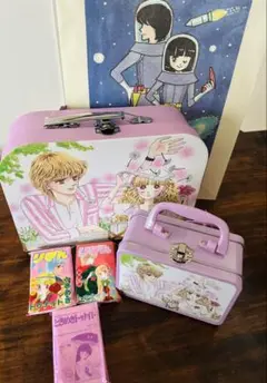 ときめきトゥナイト　スペシャルBOX（中身なし）ブリキ缶　ティッシュ　紙袋セット