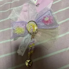 ディズニー ラプンツェル ヘアクリップ リボン