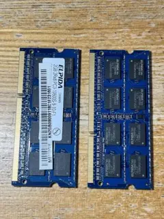 ELPIDA 4GB PC3-12800S メモリ - メルカリ