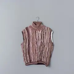 25FW kapital 7G ニット GAUDYハーフZIPベスト 3のサムネイル