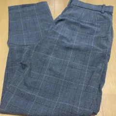 ユニクロ スマートアンクルパンツ L グレンチェック
