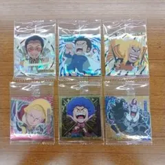 6枚セット　②　ワンピース　log.12　大海賊　シール　ウエハース
