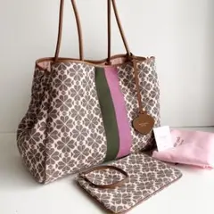 ケイトスペード トートバッグ 大判 ジャガード トート スペード ほぼ新品