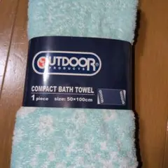 OUTDOOR PRODUCTS コンパクトバスタオル 50×100cm 新品のサムネイル