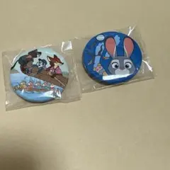 ディズニーリゾート　ズートピア　缶バッジ　ジュディ