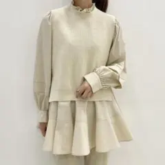 美品 Arpege Story タフタコンビ カーディガン ニットトップス - メルカリ