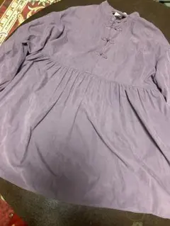 merry jenny パープル長袖シャツ