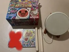 太鼓の達人wii 豪華版本体　ソフトセット　⭐︎最安値⭐︎スタンプ付のサムネイル