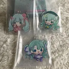 初音ミク　みんなのくじ  デフォルメアクリルキーホルダー　3種セット
