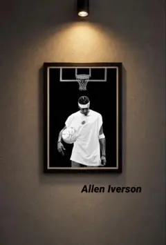 【額付】A4アートポスター/Allen Iverson