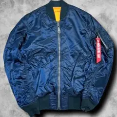 【極美品✨️】【赤タグ】ALPHA INDUSTRIE ma-1 ネイビー