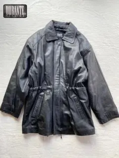 DURANTE ブラック 羊革　ラムレザージャケット M