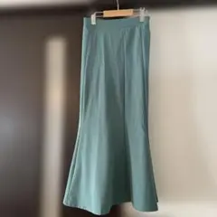 マーメイドフレアスカート Mサイズ　グリーン
