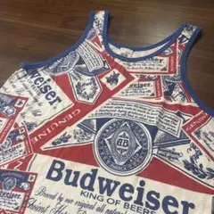Budweiser タンクトップ　FRUITOFTHELOOMボディ　90sのサムネイル