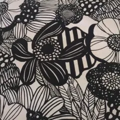 コットンこばやし　う早この布　北欧風花柄　made in japan