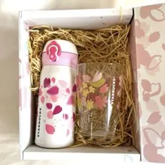 【未使用】スターバックス　SAKURA タンブラー　グラスセット　サクラ　スタバ