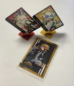 ヒロアカ 上鳴電気 切島鋭児郎 アクスタ アニメイトカフェ限定カード 3点セット