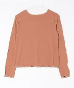 【美品】前後２WAY配色メロウトップス