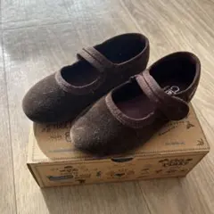 Cienta ブラウン ベロアシューズ　25