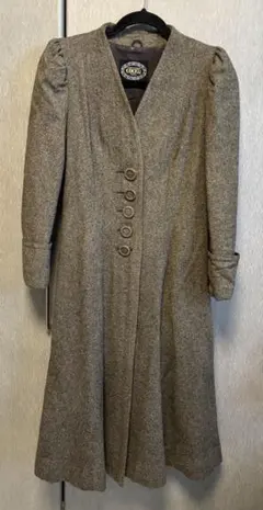 レトロ LUCKY TOKYO 2way ロングコート ドレス パフスリーブのサムネイル