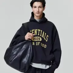 FEAR OF GOD ESSENTIALS 2026 パーカー M ブラック