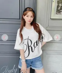 新品rady フレームRadyTシャツ - メルカリ
