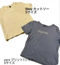 zara dazzy 半袖トップス 2枚セット