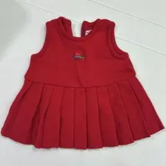 MIKI HOUSE ベビー ワンピース 赤 80cmのサムネイル