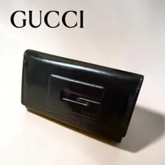 GUCCI グッチ　ブラックレザー キーケース6連