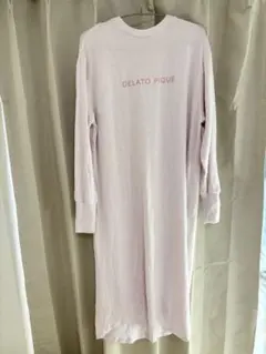 ジェラートピケ ロングワンピース PNK