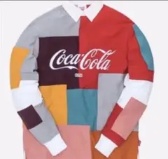 kith Coca-Cola ラガーシャツ パッチワーク Ｌサイズのサムネイル