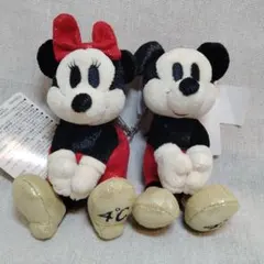4℃ ディズニー ミッキー ミニー ぬいぐるみ キーホルダーのサムネイル