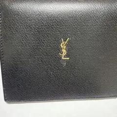 【きゃほママ☺︎様専用】YSL ブラックレザー 二つ折り財布のサムネイル