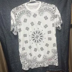 シュプリーム ヘインズ バンダナ タグレス Tシャツ 