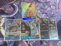 ワンピースカード　ゴムゴムの業火拳銃　　レッドロック　パラレル　他