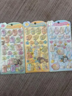 【新作】おぱんちゅうさぎ、んぽちゃむ2種　うるちゅるポップシール