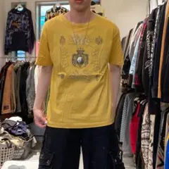 ARAMIS 00sアーカイブ y2k メタリックプリント エンブレム Tシャツのサムネイル