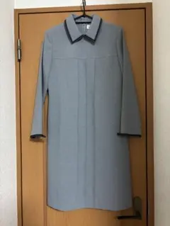 optiグレー ロングワンピース 長袖