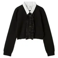 snidel フリルニットカーディガン