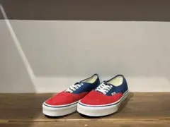 VANS ／AUTHENTIC 美品 廃盤 US企画 NAVY×RED27.5㎝ | Mercari