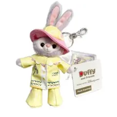 香港ディズニー　ステラルー ぬいぐるみキーホルダー　ぬいキー　レインコート