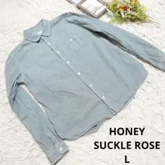 ♥HONEY SUCKLE ROSE♥長袖/シャツ(L)ギンガムチェックのサムネイル