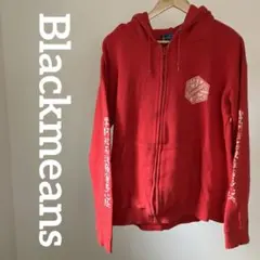 black meansパーカー blackmeans - 「blackmeans」×「丸岡 和吾」ボーンジップパーカー