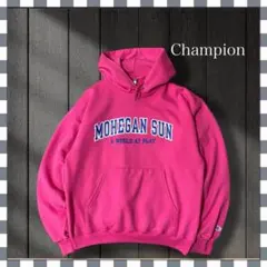 4279/チャンピオン モヒガン•サン ホテル企業プリントパーカープルオーバーL