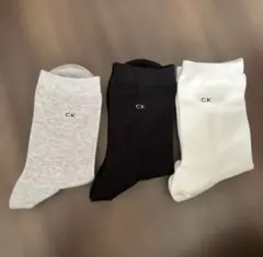 (ラスト1点)calvin klein レディースソックス　3足