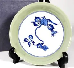 古伊万里 【有田】 館林源右衛門 染付け陶板 日本の銘窯 痛み無し 古伊万里 【有田】 館林源右衛門 染付け陶板 日本の銘窯 痛み