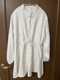 【新品】アーバンリサーチ　ホワイト スタンドカラー 長袖ブラウス